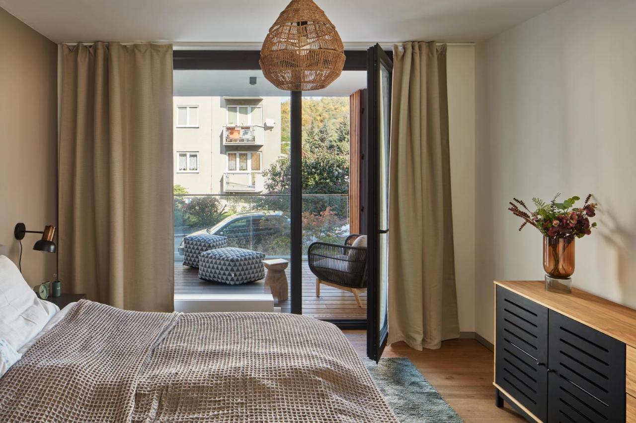 Prague Days - Stylish Apartments With Terrace - Parking - Quiet Area ภายนอก รูปภาพ