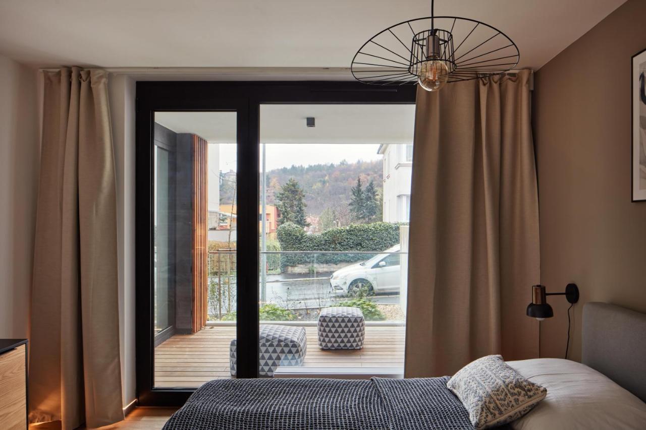 Prague Days - Stylish Apartments With Terrace - Parking - Quiet Area ภายนอก รูปภาพ